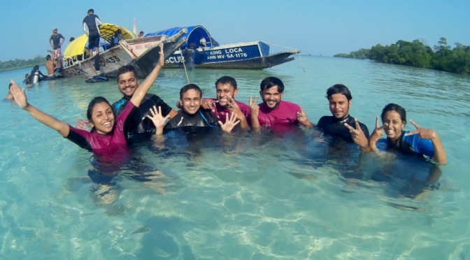 First try at Scuba – Dive into the Andaman Reef